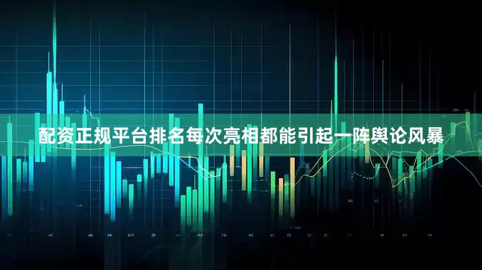 配资正规平台排名每次亮相都能引起一阵舆论风暴